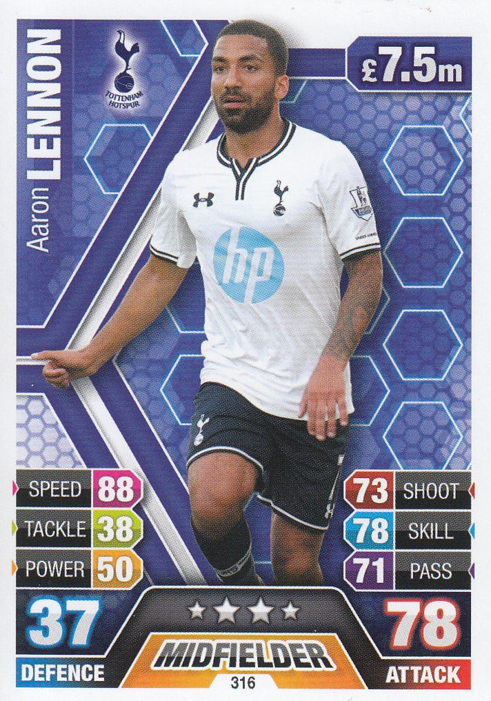 316. AARON LENNON - TOTTENHAM HOTSPUR