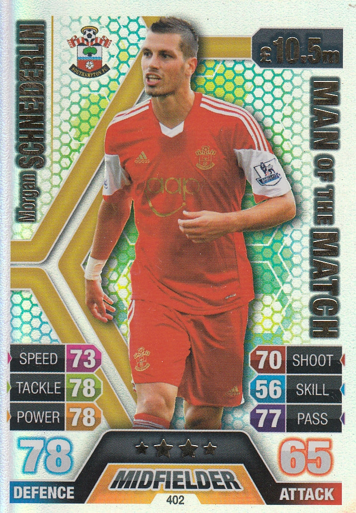 402. MORGAN SCHNEIDERLIN - SOUTHAMPTON - MAN OF THE MATCH