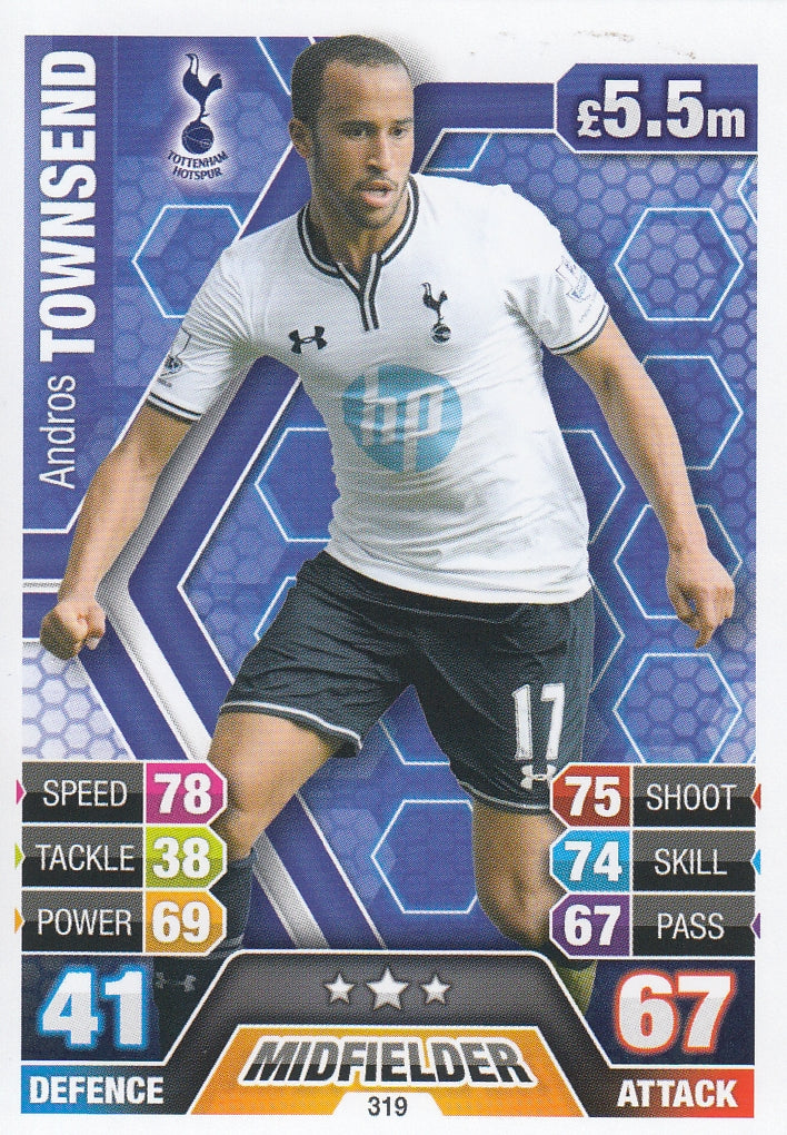 319. ANDROS TOWNSEND - TOTTENHAM HOTSPUR