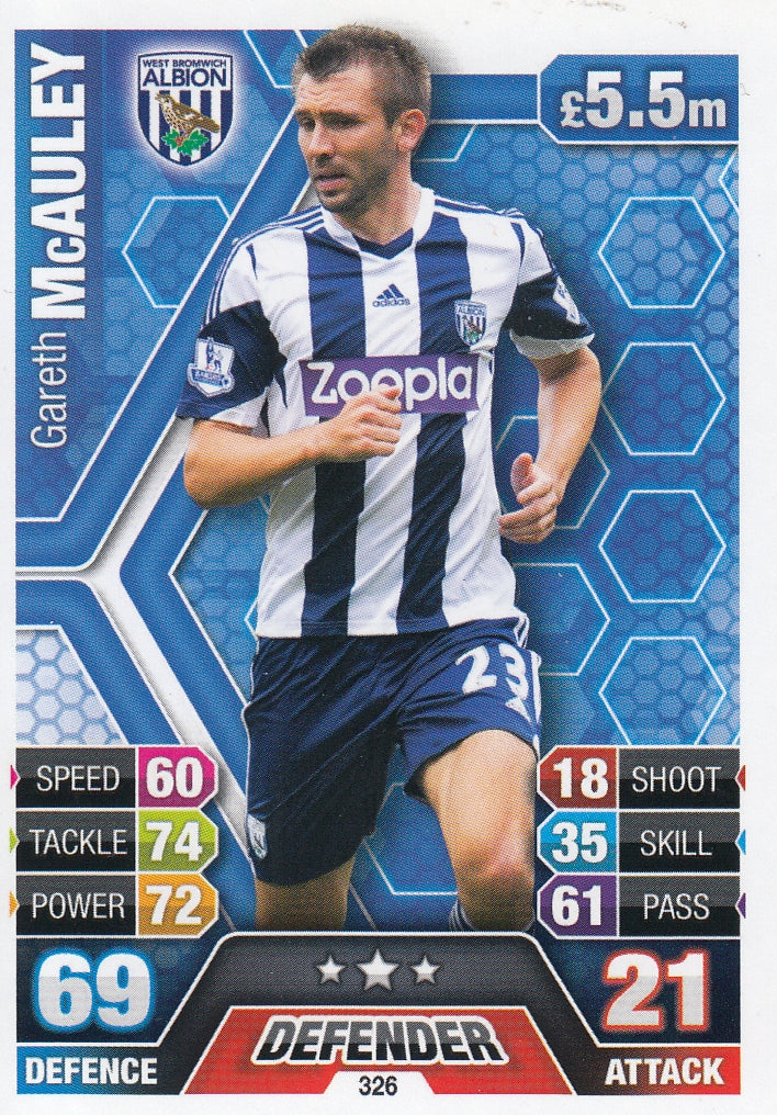 326. GARETH MCAULEY - WEST BROMWICH ALBION