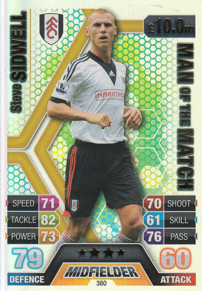380. STEVE SIDWELL - FULHAM - MAN OF THE MATCH