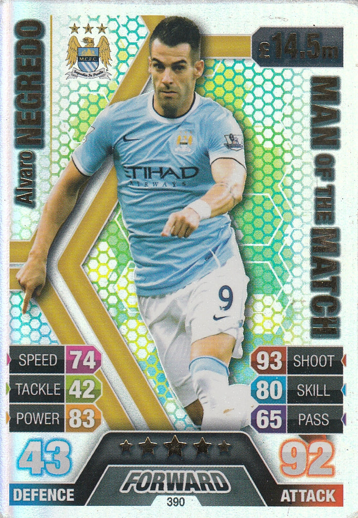 390. ALVARO NEGREDO - MANCHESTER CITY - MAN OF THE MATCH