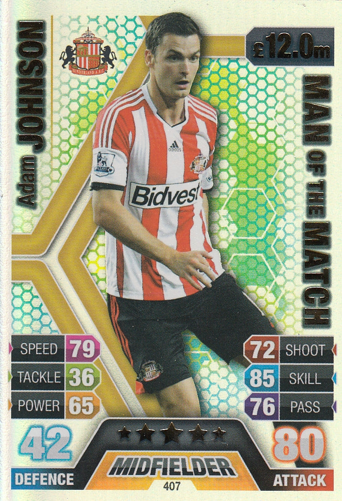 407. ADAM JOHNSON - MAN OF THE MATCH