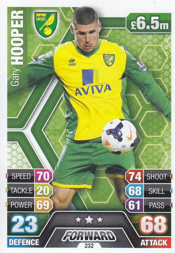 232. GARY HOOPER - NORWICH CITY