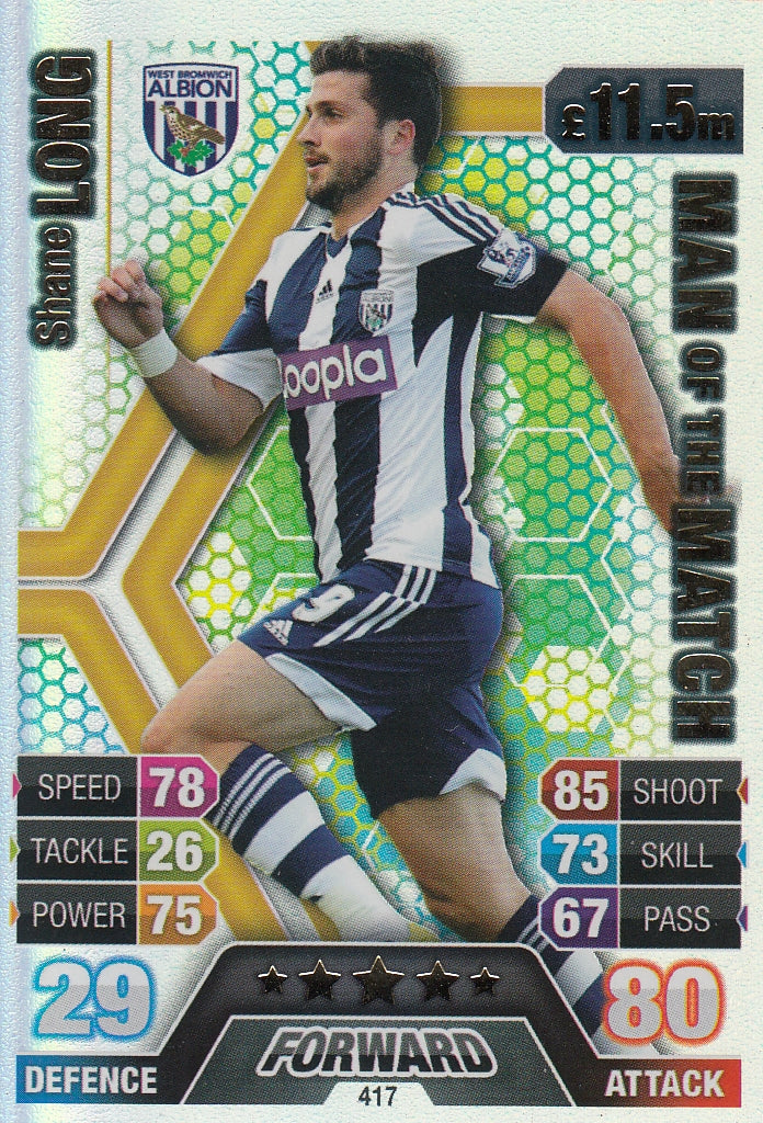 417. SHANE LONG - WEST BROMWICH ALBION - MAN OF THE MATCH