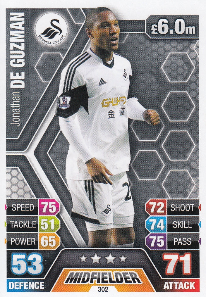 302. JONATHAN DE GUZMAN - SWANSEA CITY