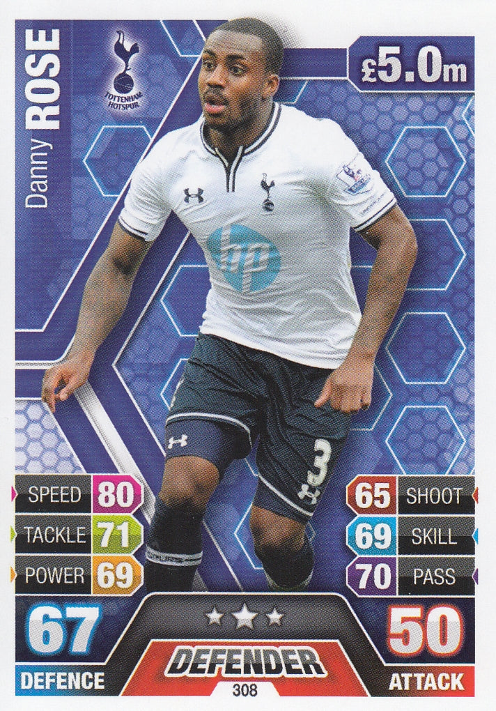 308. DANNY ROSE - TOTTENHAM HOTSPUR