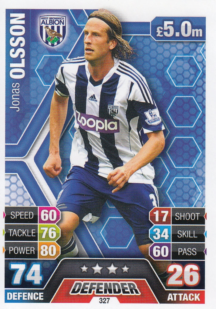 327. JONAS OLSSON - WEST BROMWICH ALBION