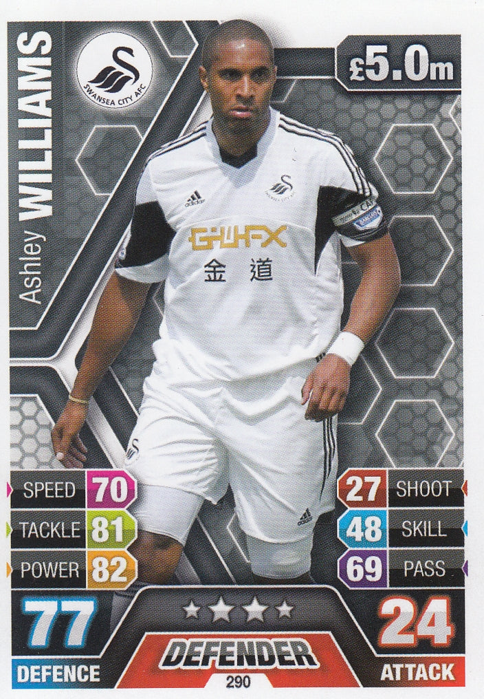 290. ASHLEY WILLIAMS - SWANSEA CITY