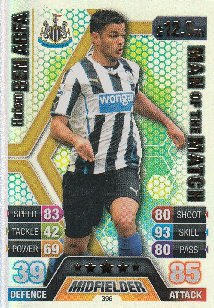 396. HATEM BEN ARFA - NEWCASTLE UNITED - MAN OF THE MATCH
