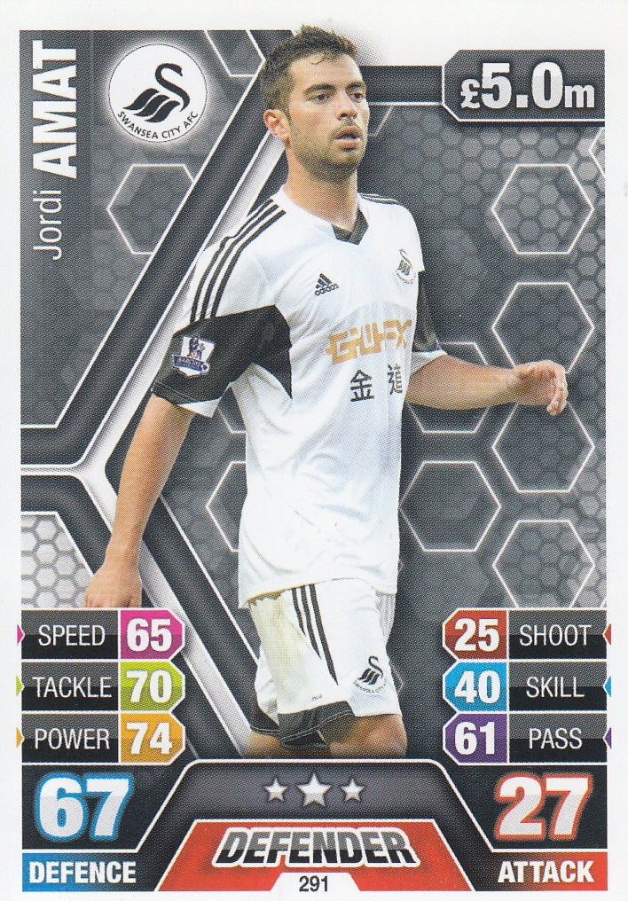 291. JORDI AMAT - SWANSEA CITY