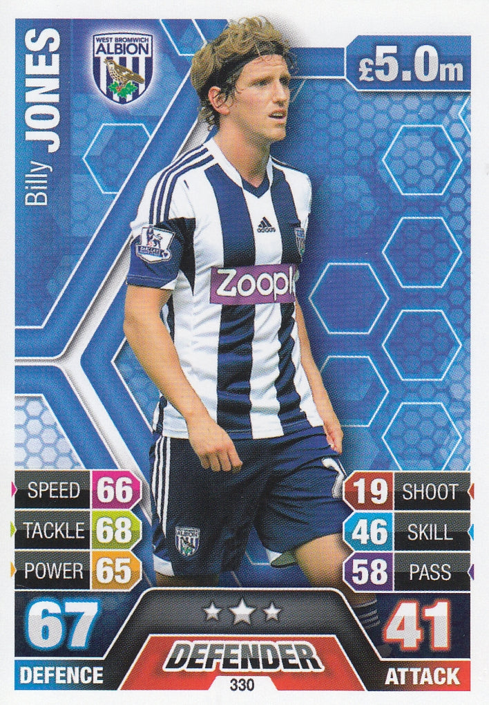 330. BILLY JONES - WEST BROMWICH ALBION