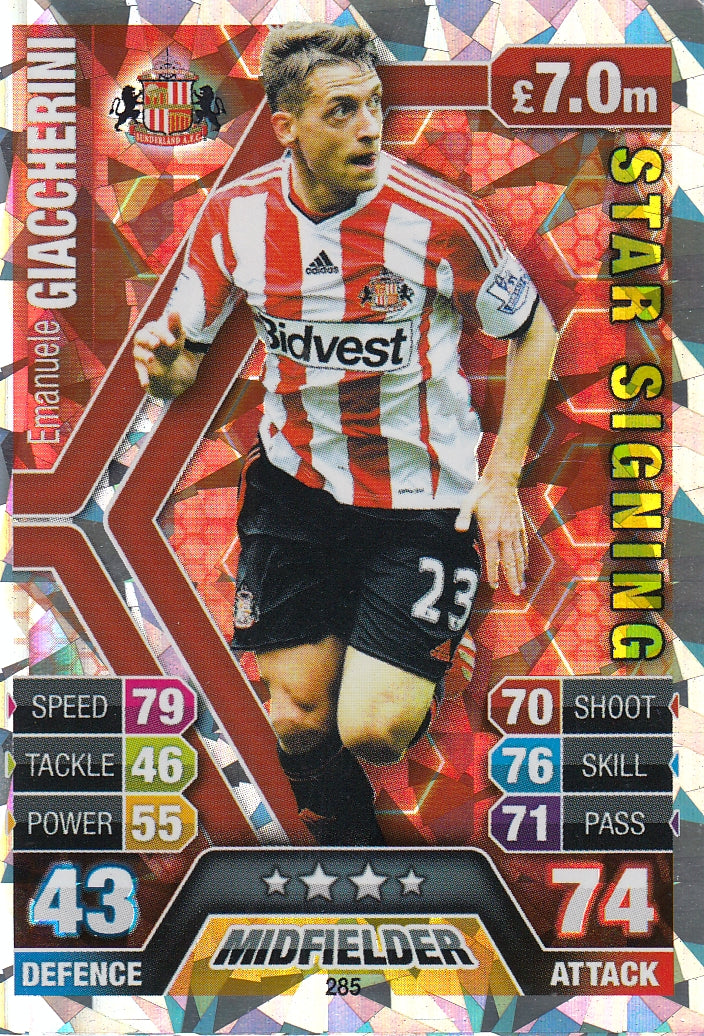 285. EMANUELE GIACCHERINI - SUNDERLAND - STARSIGNING