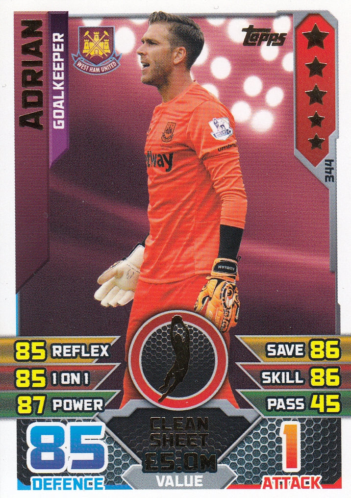 344. ADRIAN - WEST HAM UNITED
