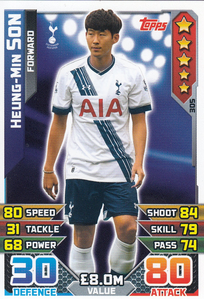 305. HEUNG-MIN SON - TOTTENHAM - FORWARD
