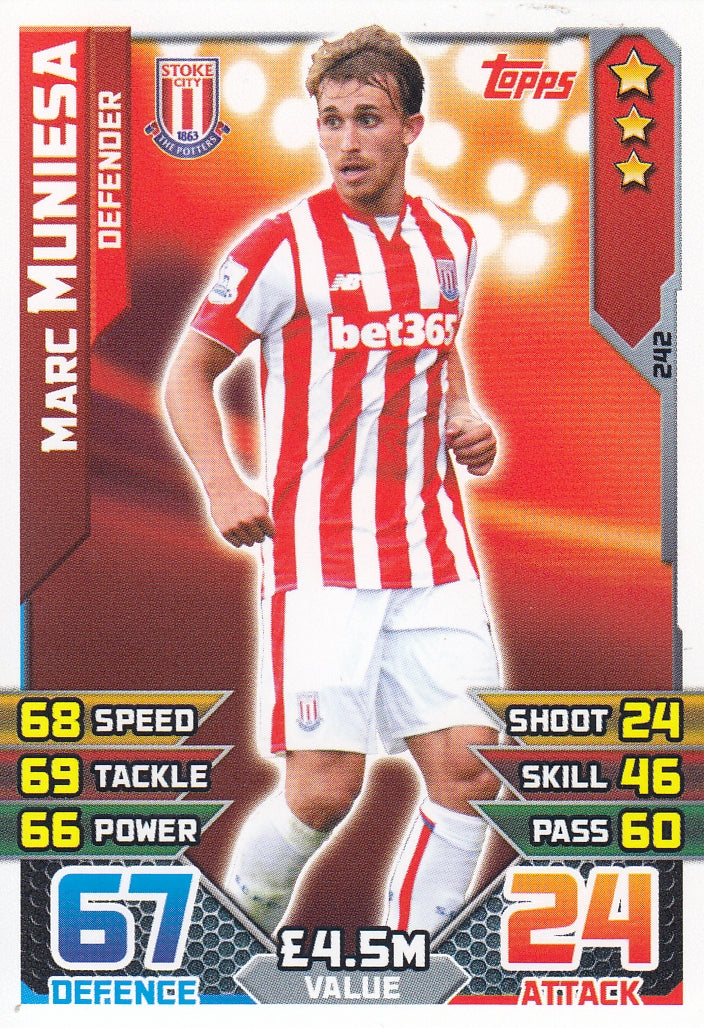 242. MARC MUNIESA - STOKE - DEFENDER