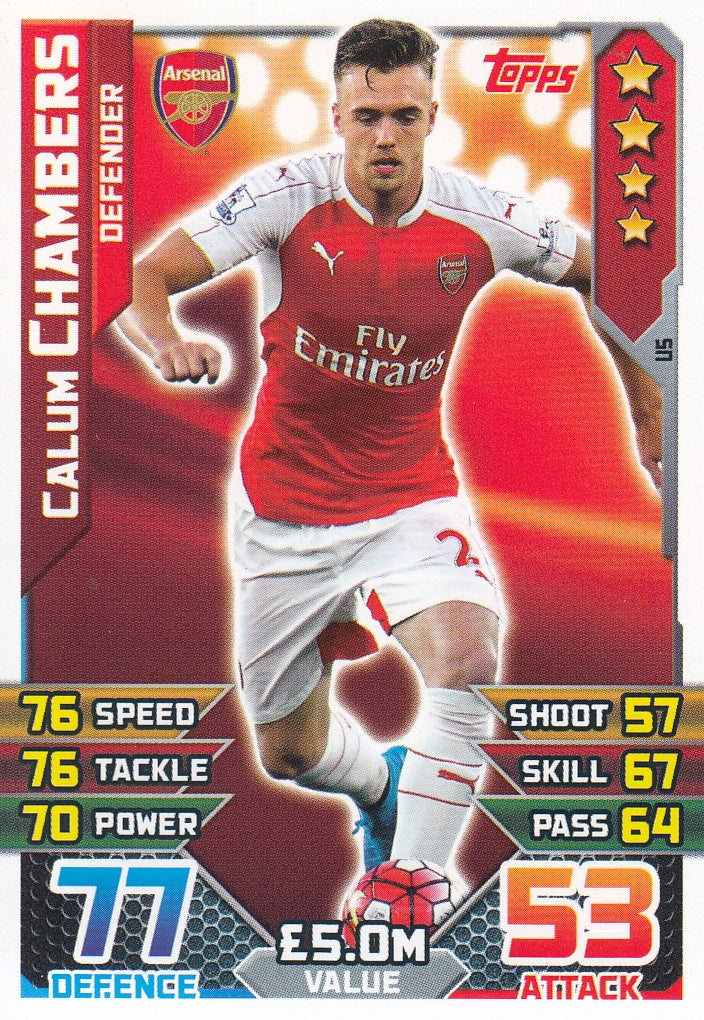EX-U05. CALUM CHAMBERS - ARSENAL - DEFENDER