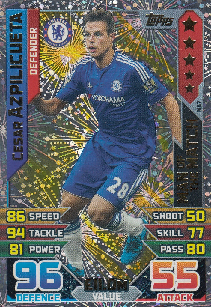EX-MA07. CESAR AZPILICUETA - CHELSEA - MAN OF THE MATCH
