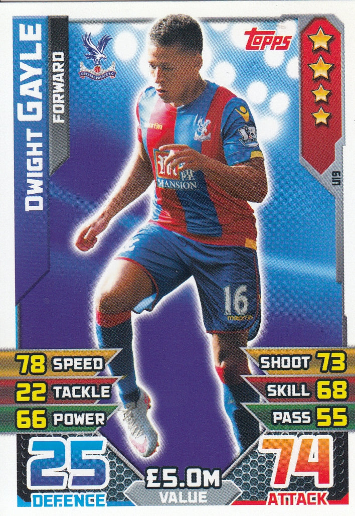 EX-U19. DWIGHT GAYLE - CRYSTAL PALACE - MIDFIELDER
