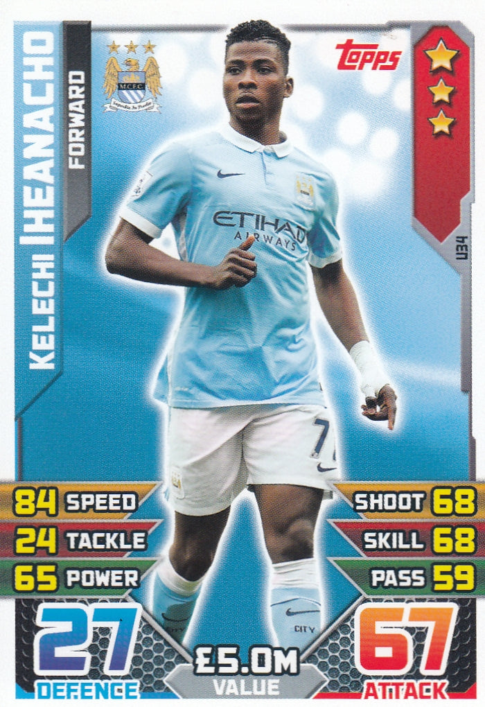 EX-U34. KELECHI IHEANACHO - MANCHESTER CITY - FORWARD