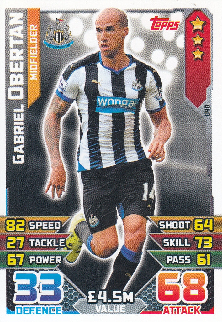 EX-U40. GABRIEL OBERTAN - NEWCASTLE UNITED - DEFENDER