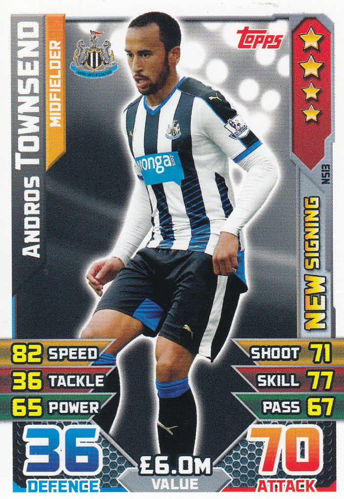 EX-NS13. ANDROS TOWNSEND - NEWCASTLE UNITED - NEW SIGNING