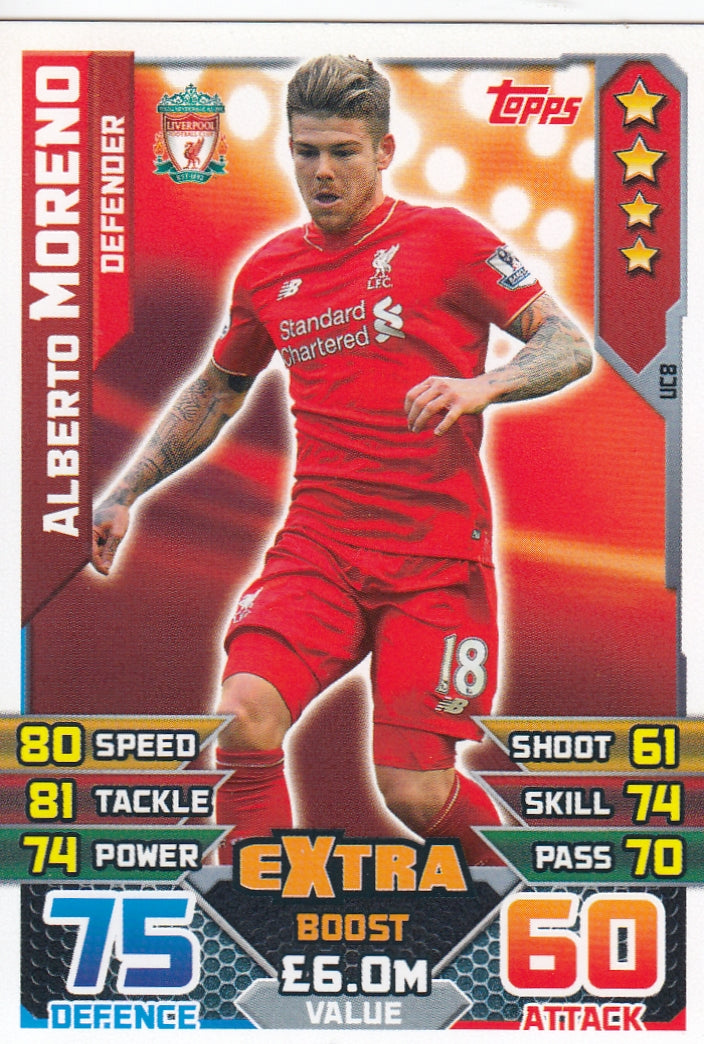 EX-UC08. ALBERTO MORENO - LIVERPOOL - DEFENDER - EXTRA BOOST