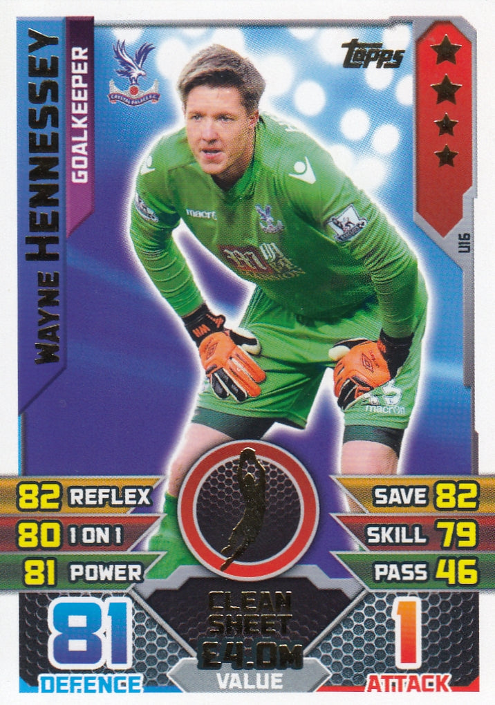 EX-U16. WAYNE HENNESSEY - CRYSTAL PALACE