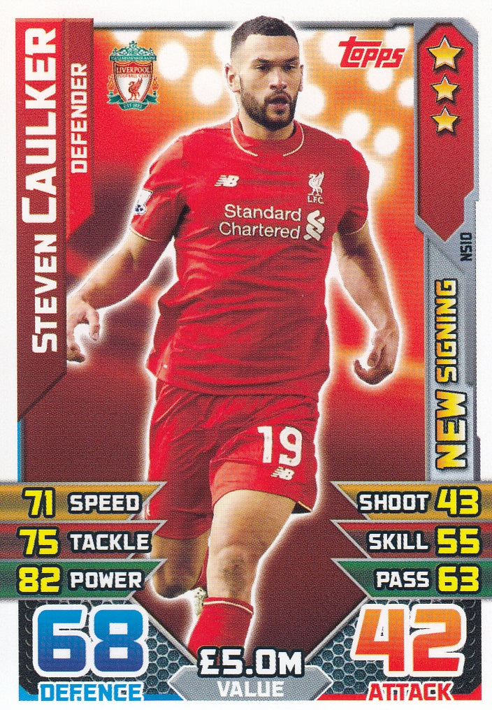 EX-NS10. STEVEN CAULKER - LIVERPOOL - NEW SIGNING