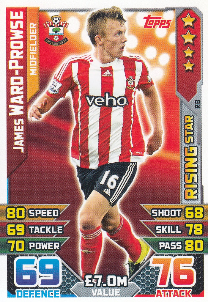 EX-R13. JAMES WARD-PROWSE - SOUTHAMPTON - RISING STAR