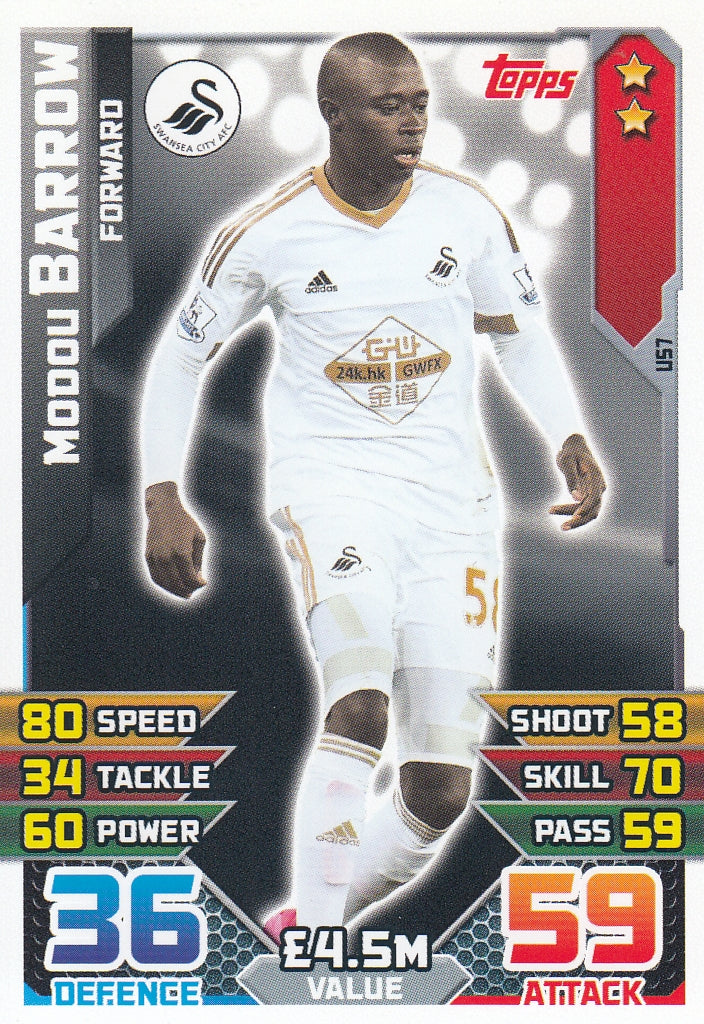 EX-U57. MODOU BARROW - SWANSEA - FORWARD