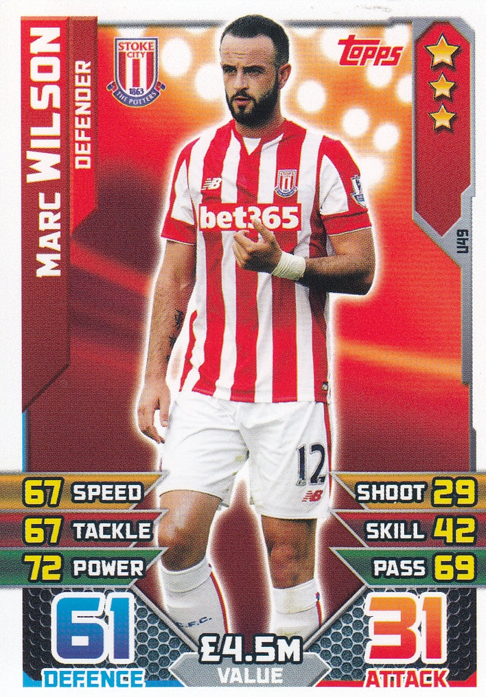 EX-U49. MARC WILSON - STOKE CITY - DEFENDER
