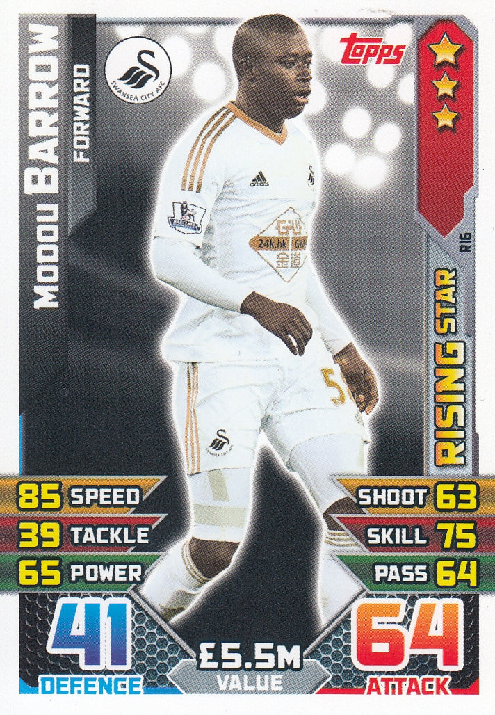 EX-R16. MODOU BARROW - SWANSEA - RISING STAR
