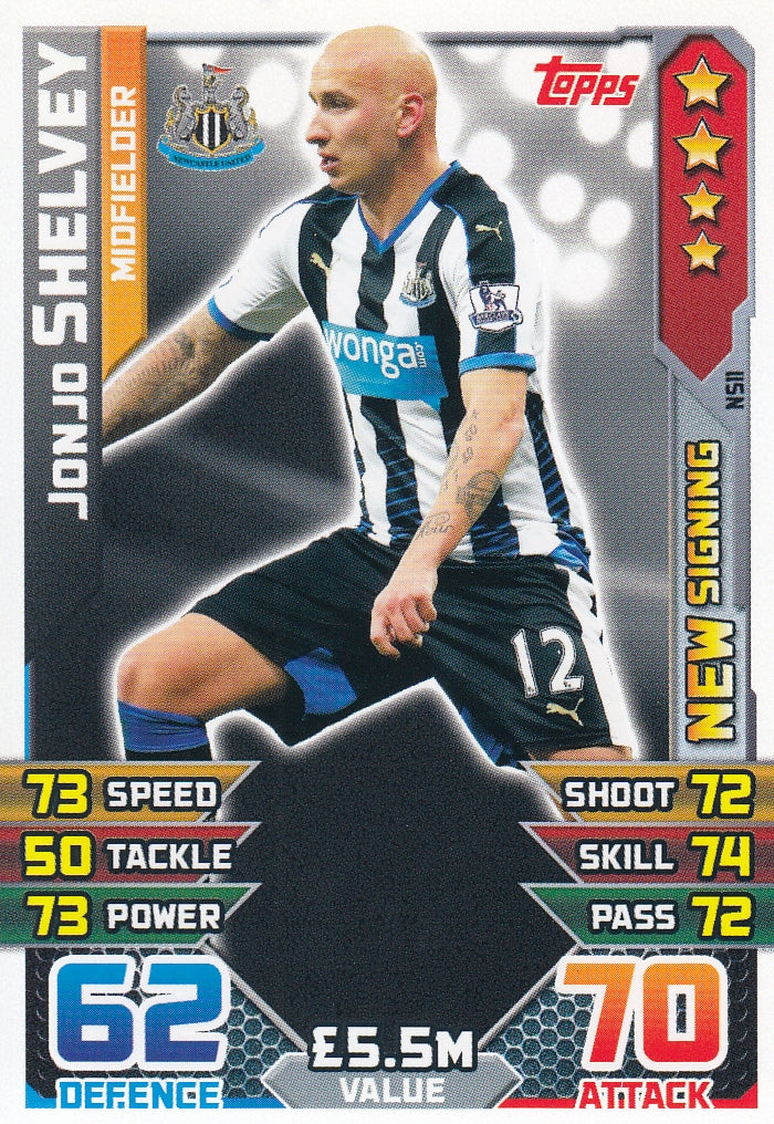 EX-NS11. JONJO SHELVEY - NEWCASTLE UNITED - NEW SIGNING