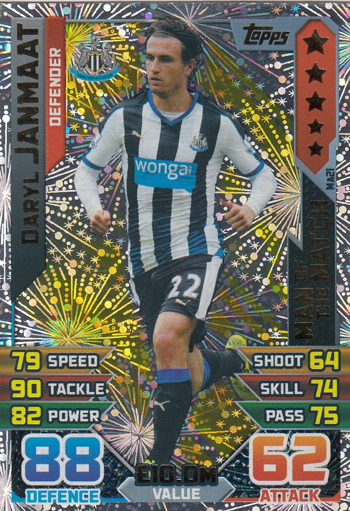 EX-MA21. DARYL JANMAAT - NEWCASTLE UNITED - MAN OF THE MATCH