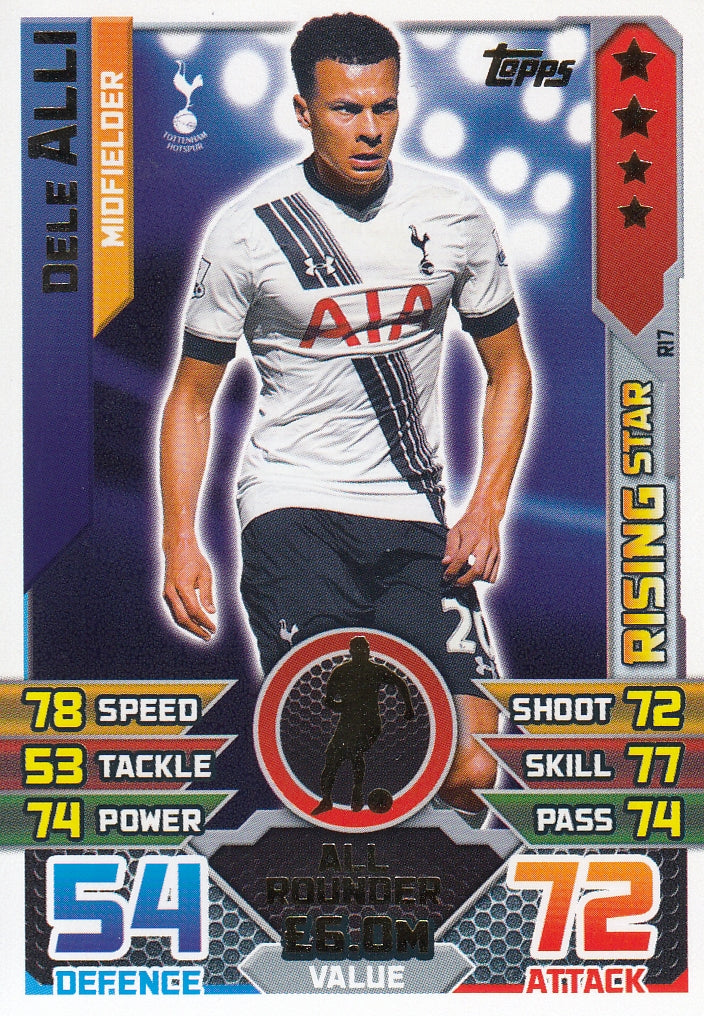 EX-R17. DELE ALLI - TOTTENHAM HOTSPUR - RISING STAR