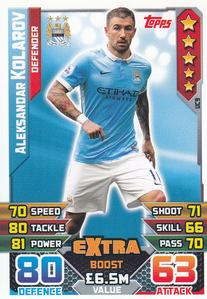 EX-UC09. ALEKSANDAR KOLAROV - MANCHESTER CITY - DEFENDER - EXTRA BOOST