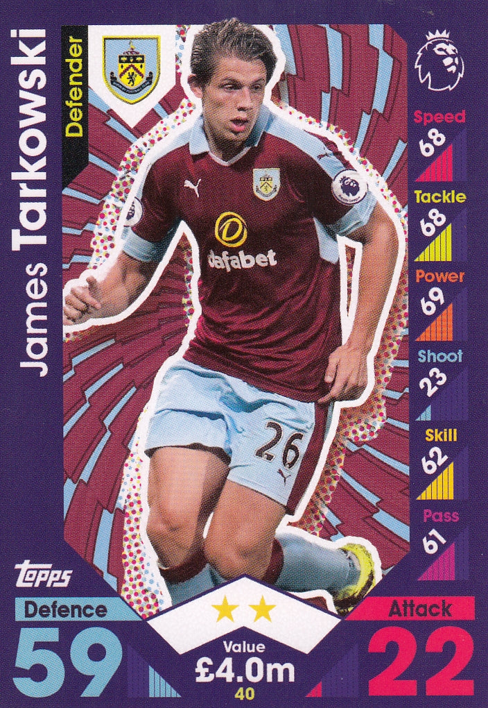 040. JAMES TARKOWSKI - BURNLEY