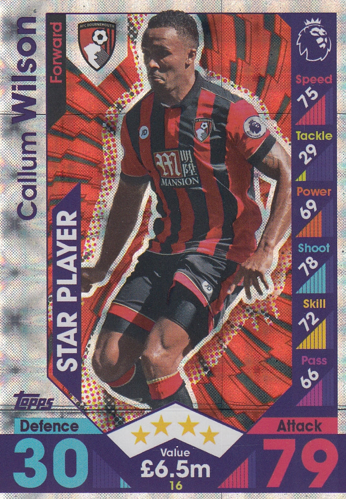 016. CALLUM WILSON - AFC BOURNEMOUTH - STAR PLAYER