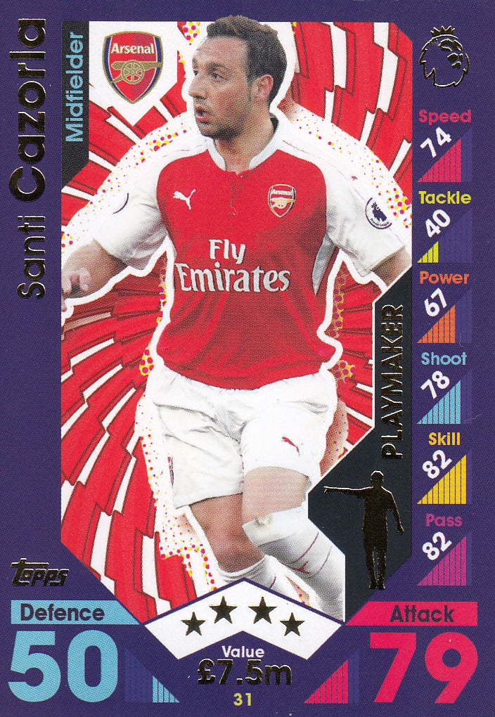 031. SANTI CAZORLA - ARSENAL - PLAYMAKER