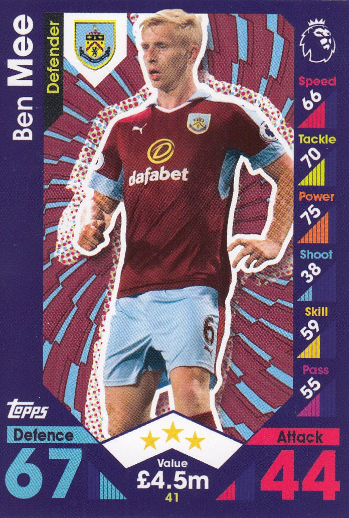 041. BEN MEE - BURNLEY