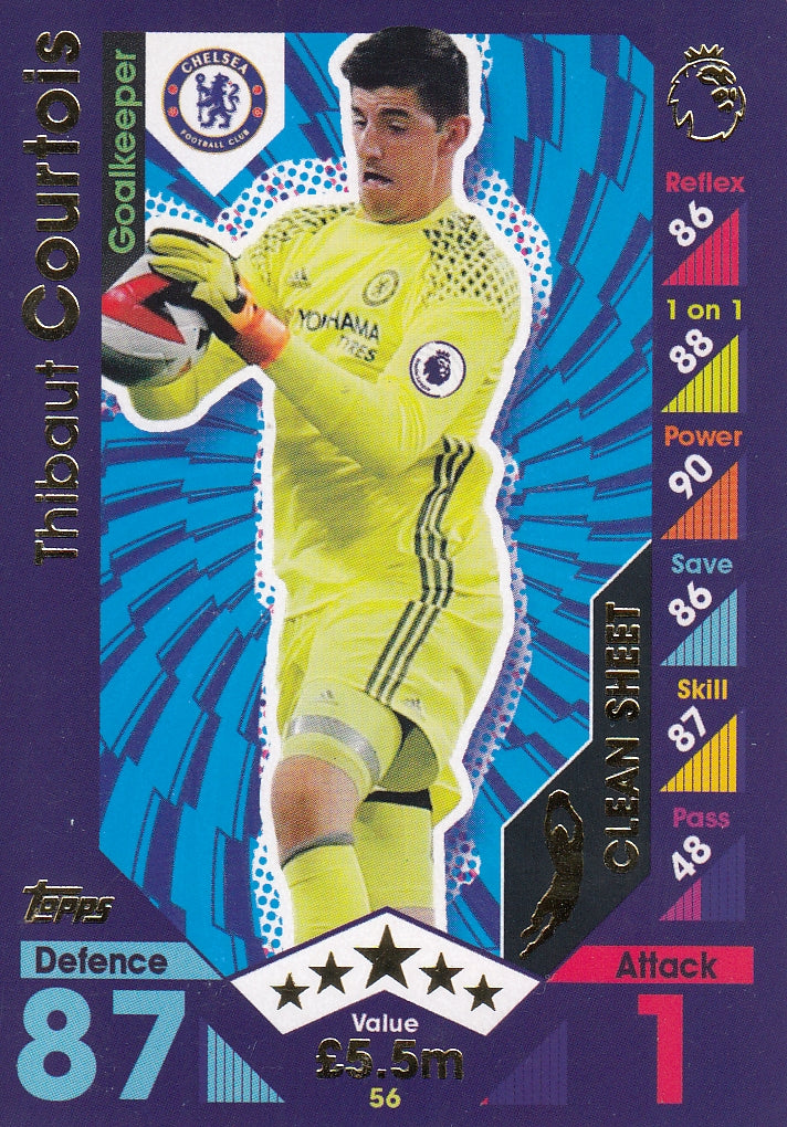 056. THIBAUT COURTOIS - CHELSEA - CLEAN SHEET