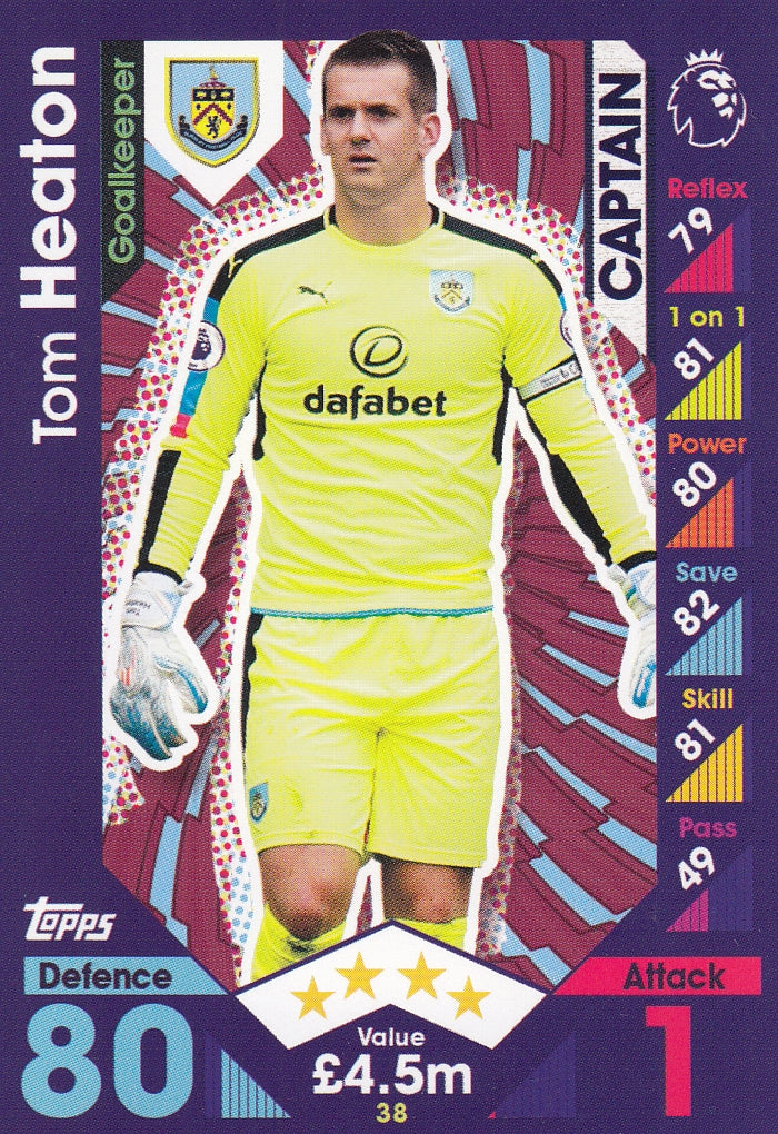 038. TOM HEATON - BURNLEY