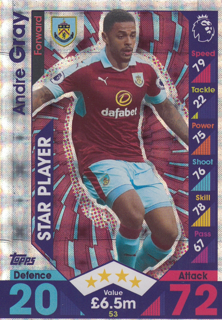 053. ANDRE GRAY - BURNLEY - STAR PLAYER