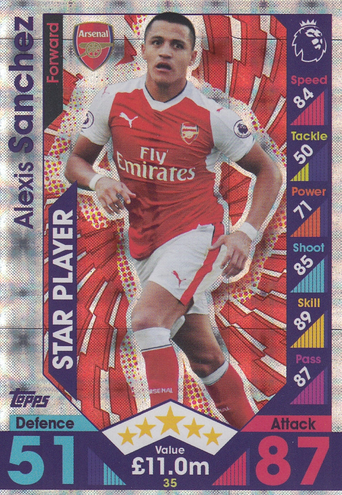 035. ALEXIS SANCHEZ - ARSENAL - STAR PLAYER
