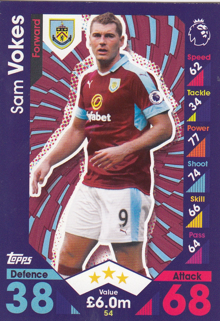054. SAM VOKES - BURNLEY