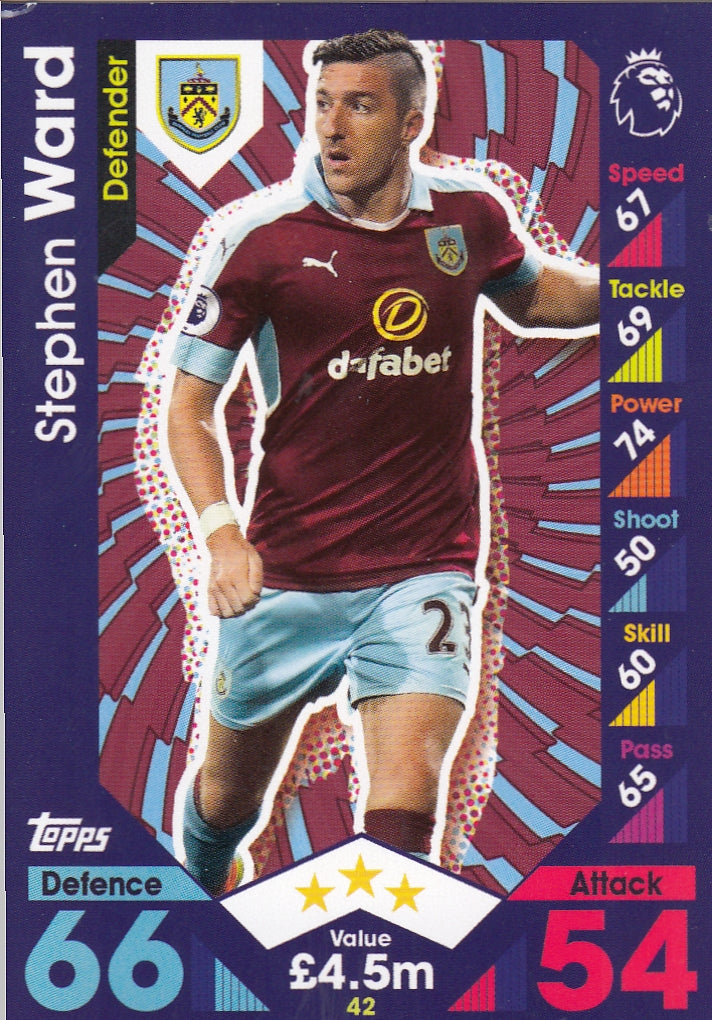 042. STEPHEN WARD - BURNLEY