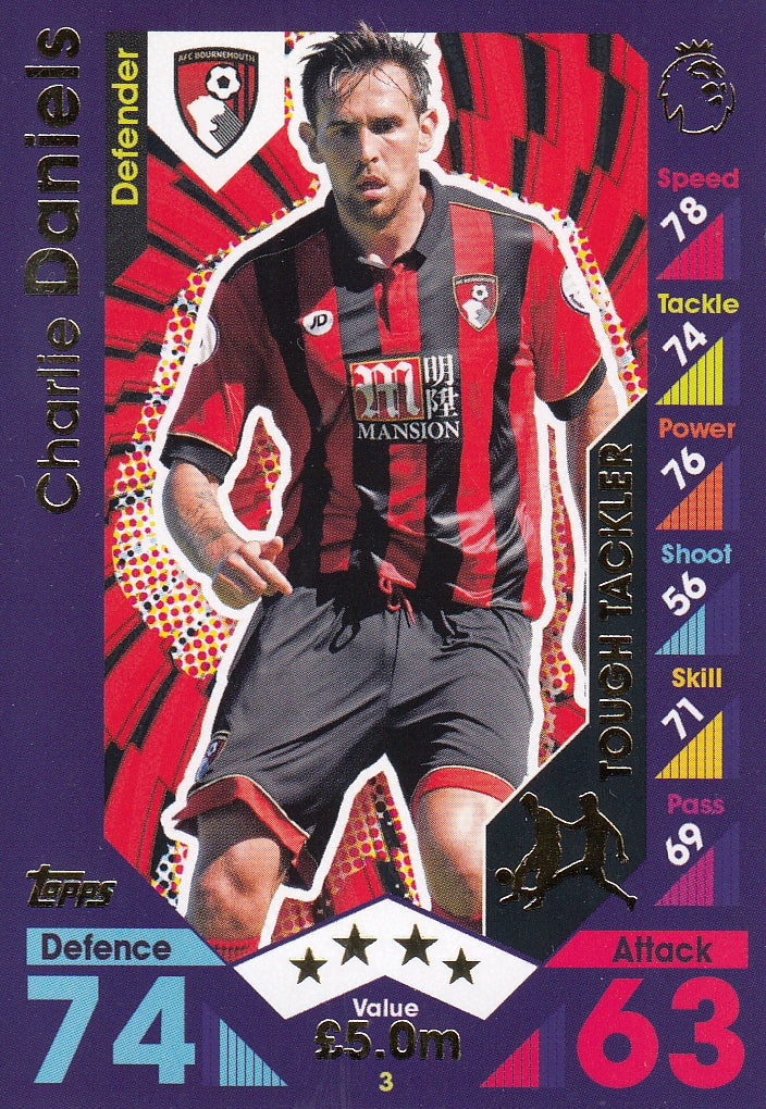 003. CHARLIE DANIELSEN - AFC BOURNEMOUTH - TOUGH TACKLER