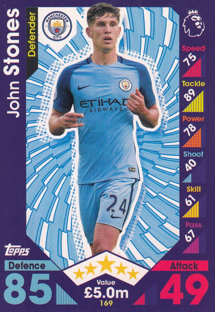 169. JOHN STONES - MANCHESTER CITY