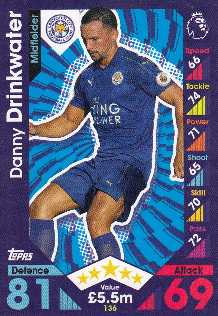 136. DANNY DRINKWATER - LEICESTER CITY